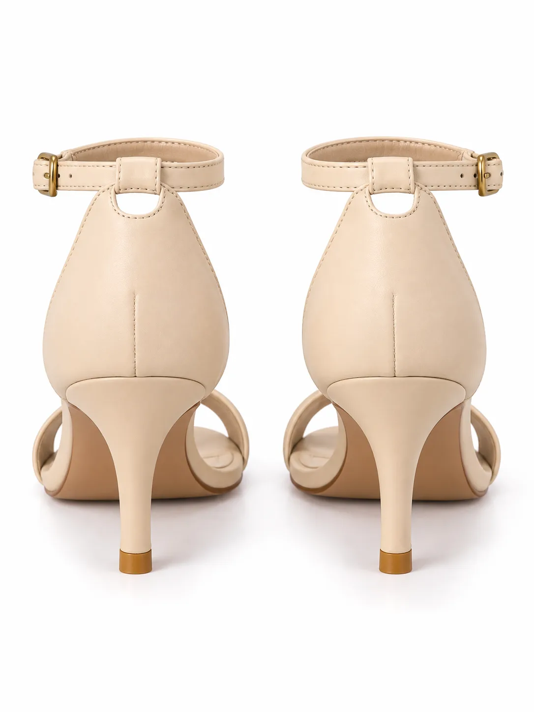 NUDE SINGLE BAND STILETTO SANDALS 4036 — photo 1