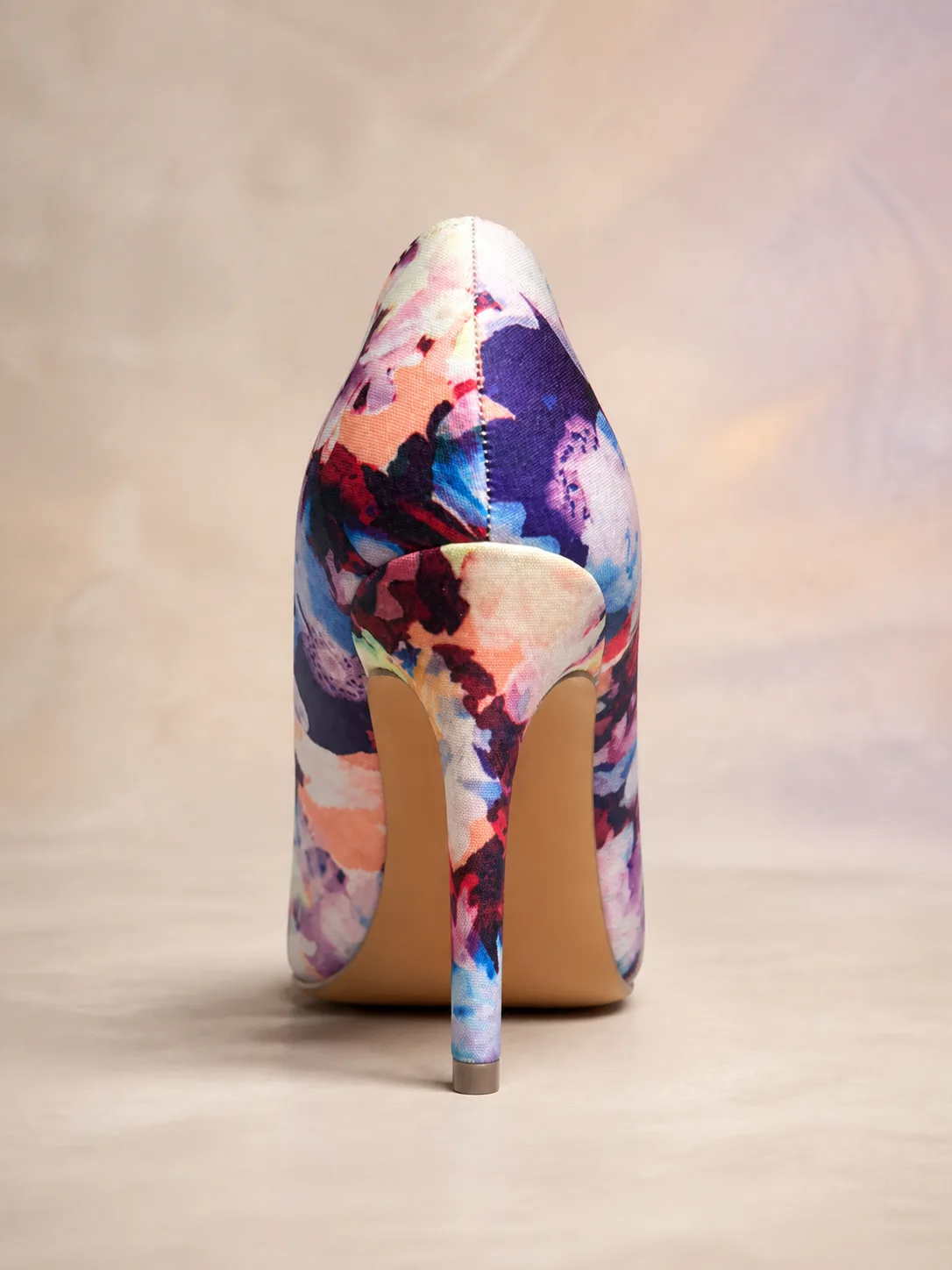 MULTICOLOUR FLORAL PRINT POINTED PUMPS PRODUCT138 — photo 1